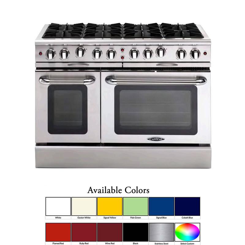 Capital 48-inch Freestanding Gas Range MCOR488-L IMAGE 2