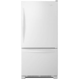 Whirlpool 30-inch, 18.6 cu. ft. Bottom Freezer Refrigerator WRB329DFBW IMAGE 1