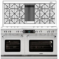 Capital 60-inch Freestanding Dual-Fuel Range COB604B4-L IMAGE 1