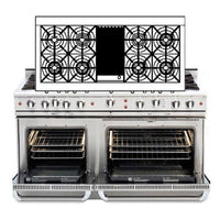 Capital 48-inch Freestanding Gas Range CGSR604B4-N IMAGE 2