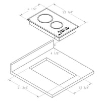 Kenyon 14-inch, Built-in Electric Cooktop B41549 IMAGE 8
