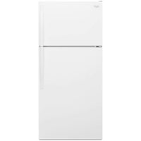 Whirlpool 28-inch, 14.3 cu. ft. Top Freezer Refrigerator WRT134TFDW IMAGE 1