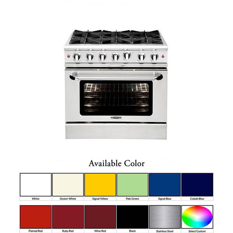 Capital 36-inch Freestanding Gas Range MCOR366-L IMAGE 2