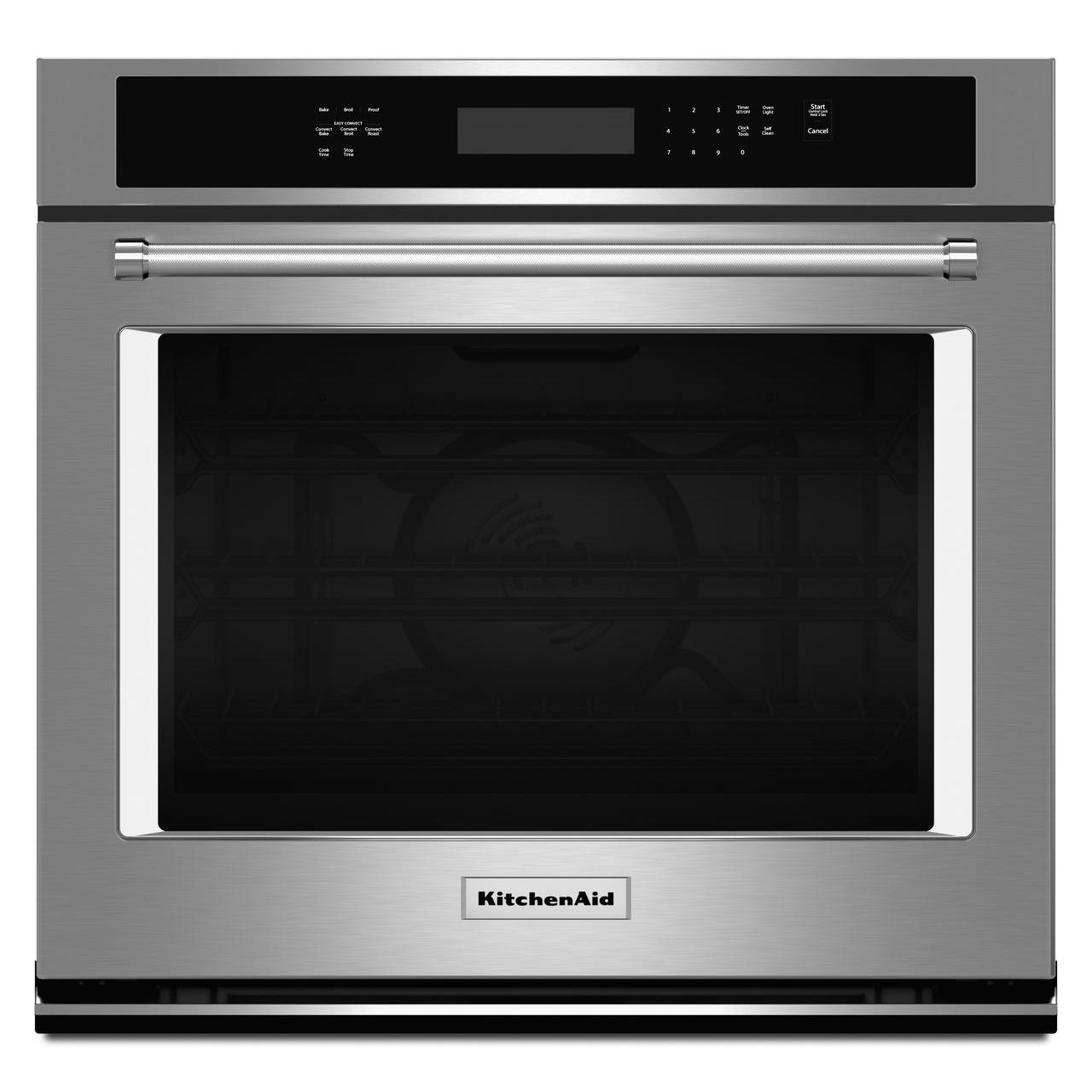 KitchenAid 30-inch, 5 cu. ft. Built-in Single Wall Oven with Convection KOSE500ESS IMAGE 1