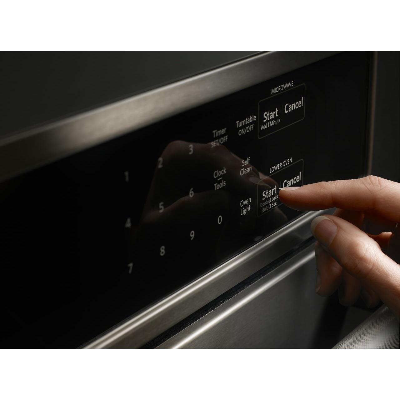KitchenAid 30-inch, 5 cu. ft. Built-in Combination Wall Oven with Convection KOCE500EBS IMAGE 8