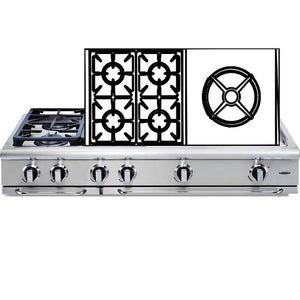 Capital 48-inch Gas Rangetop GRT484W-L IMAGE 1