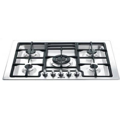Smeg 30-inch Built-In Gas Cooktop PGFU30X IMAGE 1