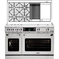 Capital 48-inch Freestanding Dual-Fuel Range COB484BG-L IMAGE 1