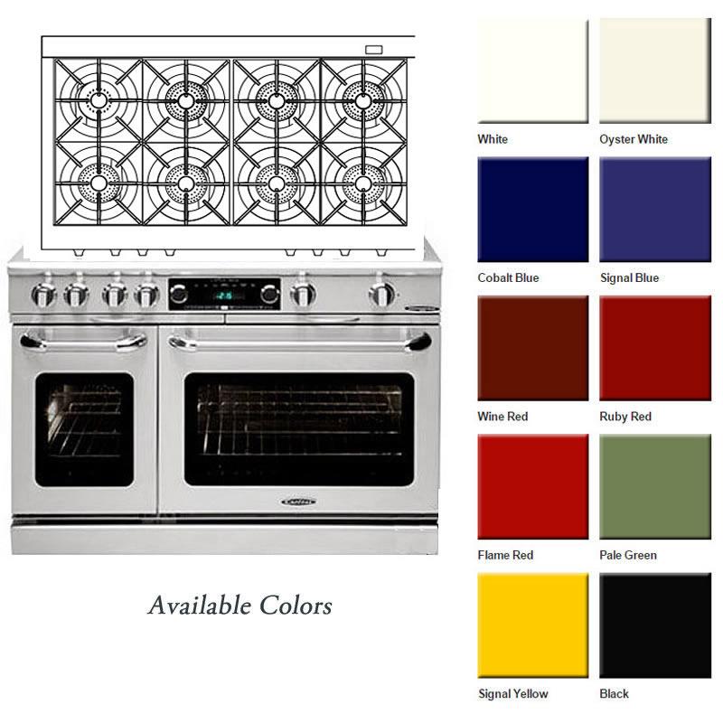 Capital 48-inch Freestanding Dual-Fuel Range CSB488-N IMAGE 5