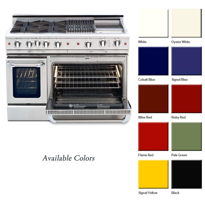 Capital 48-inch Freestanding Gas Range CGSR484BG-L IMAGE 2