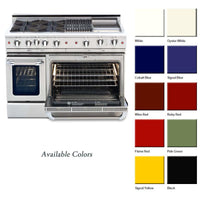 Capital 48-inch Freestanding Gas Range CGSR484BG-L IMAGE 2