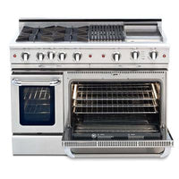 Capital 48-inch Freestanding Gas Range CGSR484BG-N IMAGE 1