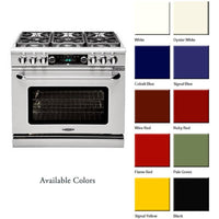 Capital 36-inch Freestanding Dual-Fuel Range CSB366-L IMAGE 2