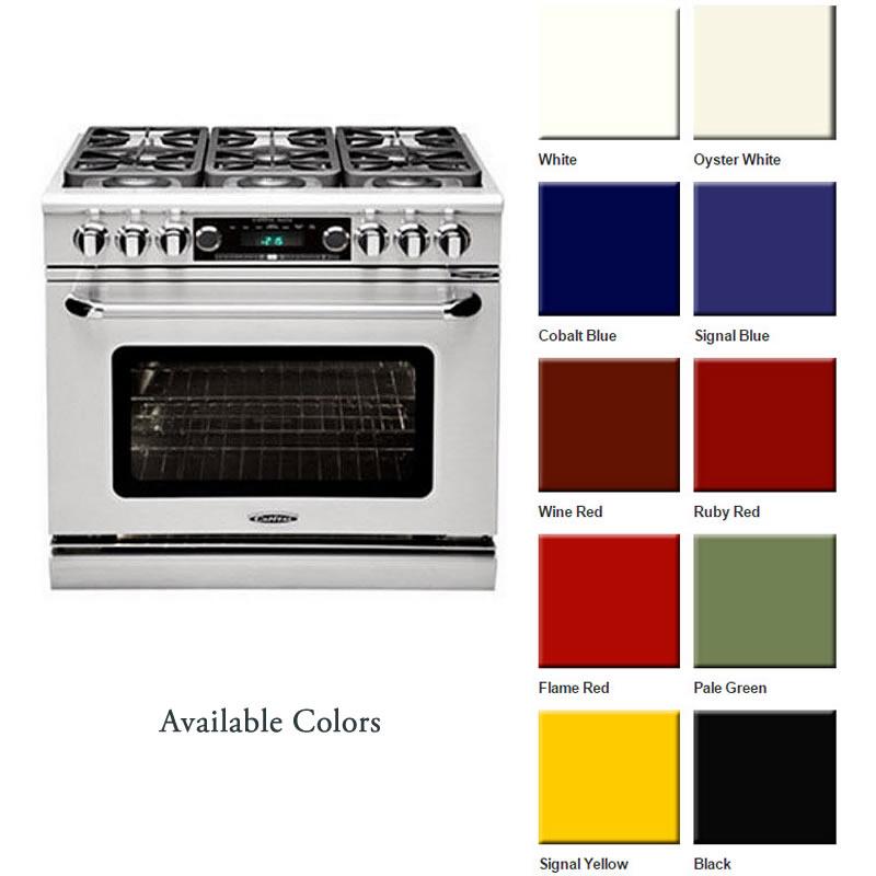 Capital 36-inch Freestanding Dual-Fuel Range COB366-N IMAGE 2