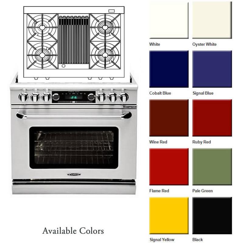 Capital 36-inch Freestanding Dual-Fuel Range COB362B2-L IMAGE 2