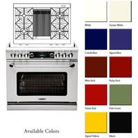 Capital 36-inch Freestanding Dual-Fuel Range CSB362B2-L IMAGE 2