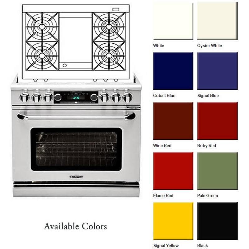 Capital 36-inch Freestanding Dual-Fuel Range CSB362G2-L IMAGE 2