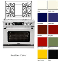 Capital 36-inch Freestanding Dual-Fuel Range CSB362G2-L IMAGE 2