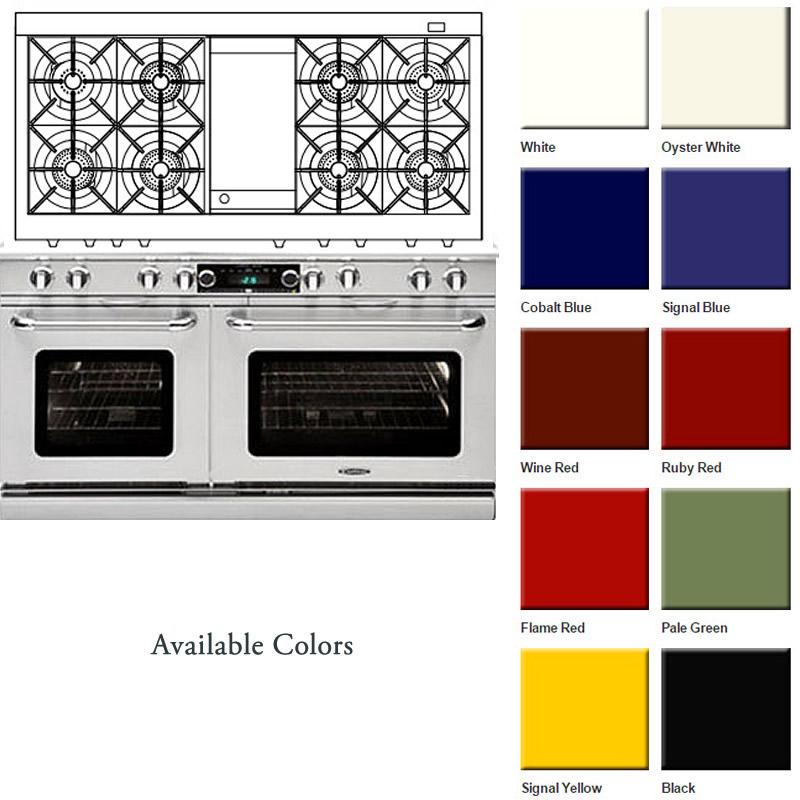 Capital 60-inch Freestanding Dual-Fuel Range COB604G4-L IMAGE 3