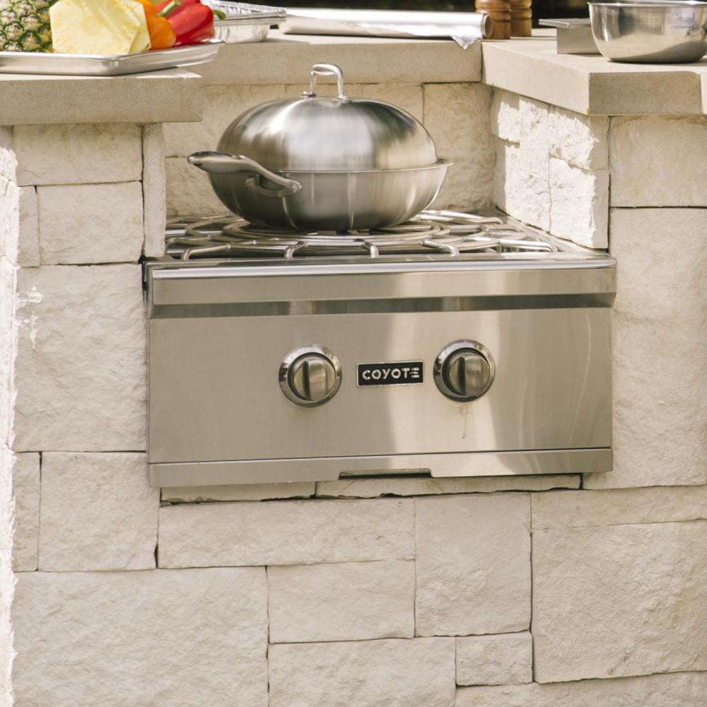 Coyote Built-In Gas Power Burner C1PB LP IMAGE 3