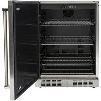 Coyote 24in 5.5cuft Outdoor All Refrigerator C1BIR24-L IMAGE 2