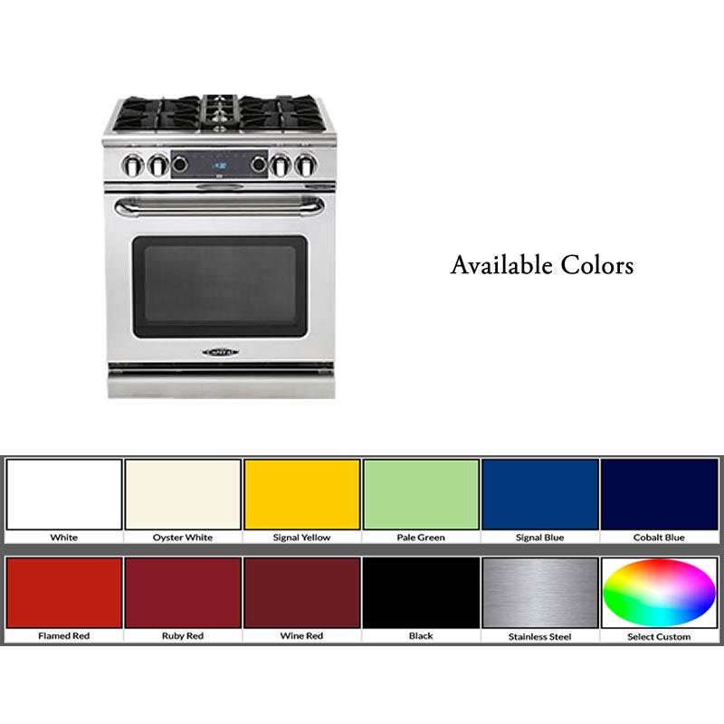 Capital 30-inch Freestanding Dual-Fuel Range COB304-N IMAGE 2