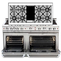 Capital 48-inch Freestanding Gas Range CGSR604B4-L IMAGE 1