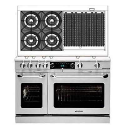 Capital 48-inch Freestanding Dual-Fuel Range COB484BB-L IMAGE 1