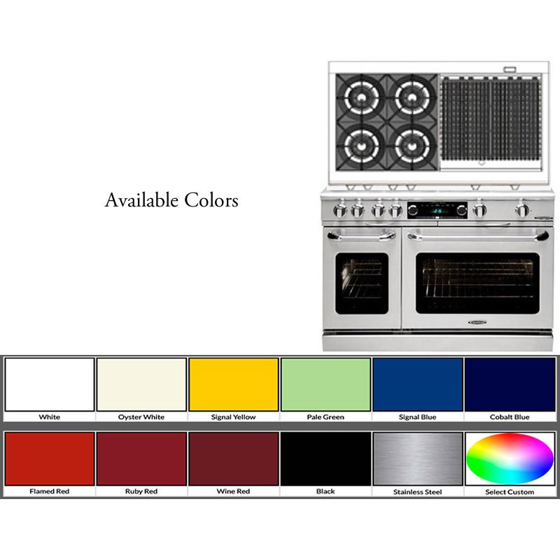 Capital 48-inch Freestanding Dual-Fuel Range COB484BB-L IMAGE 2