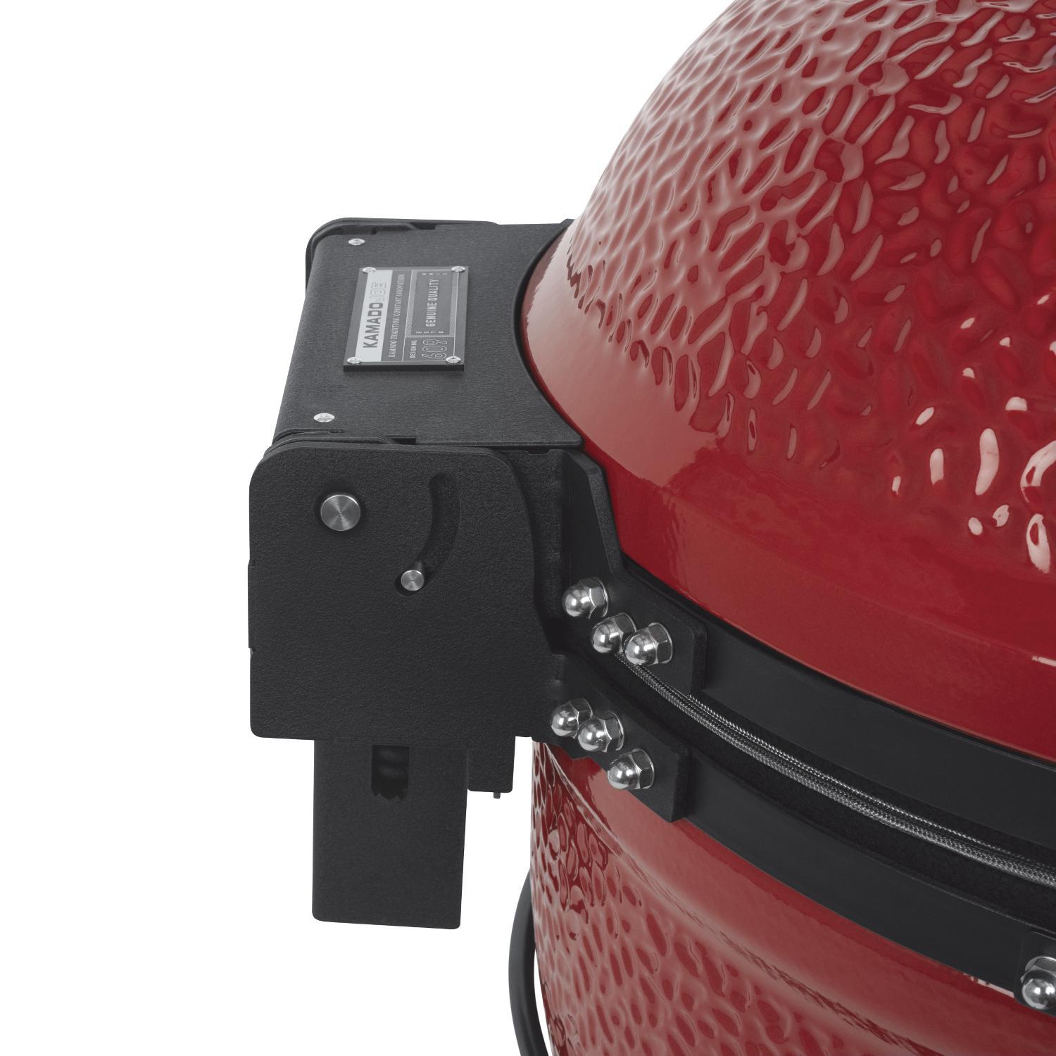 Kamado Joe 24-inch Big Joe II Red Grill with Cart BJ24RHC IMAGE 3