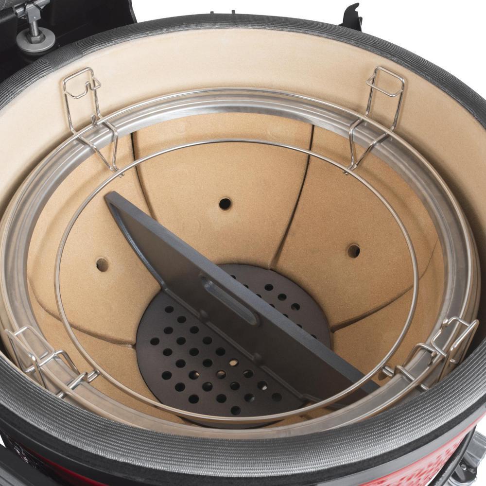 Kamado Joe 24-inch Big Joe II Red Grill with Cart BJ24RHC IMAGE 4