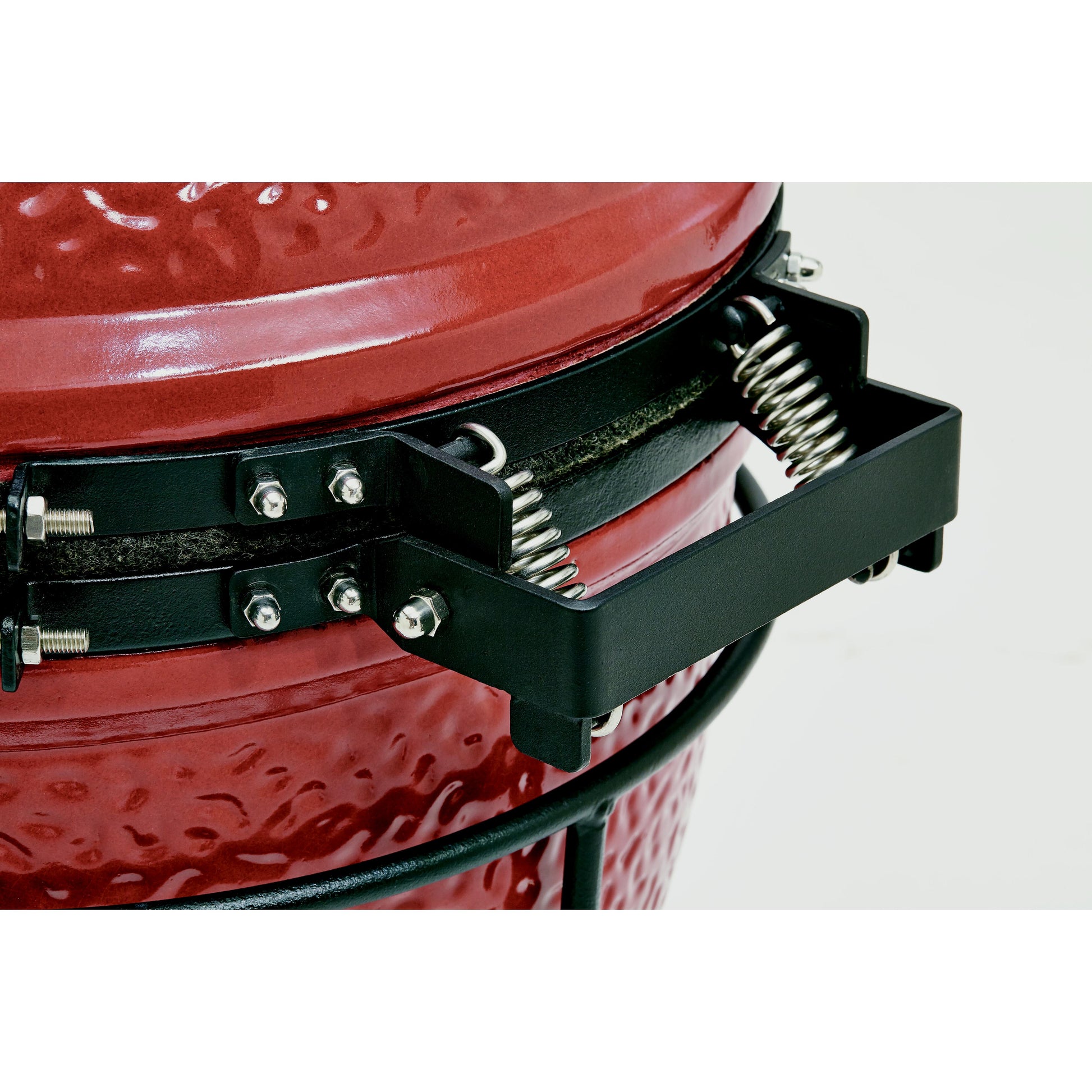 Kamado Joe 16-inch Grill Joe Jr. Red with Cast Iron Stand KJ13RH IMAGE 2