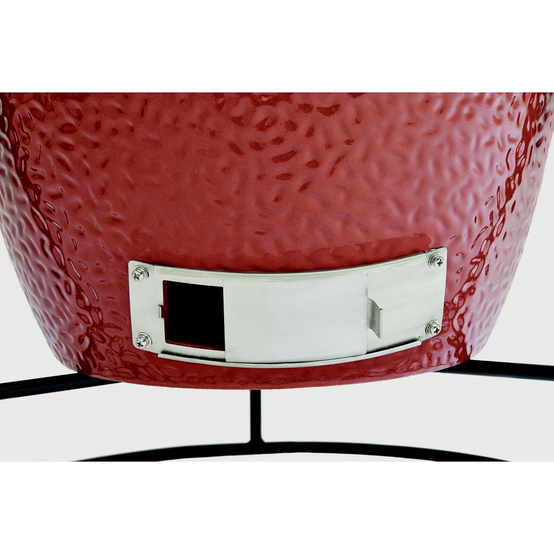 Kamado Joe 16-inch Grill Joe Jr. Red with Cast Iron Stand KJ13RH IMAGE 4