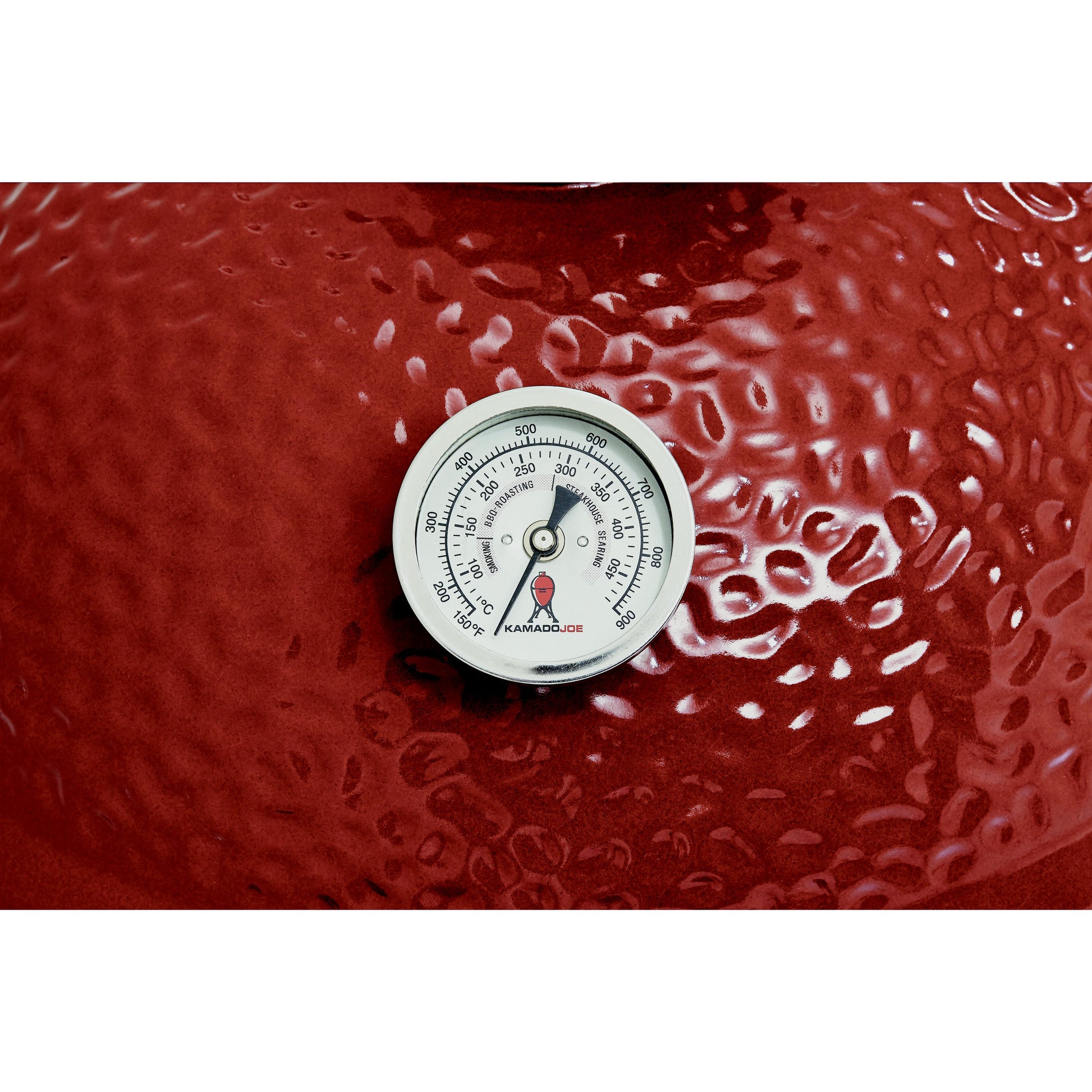 Kamado Joe 16-inch Grill Joe Jr. Red with Cast Iron Stand KJ13RH IMAGE 5