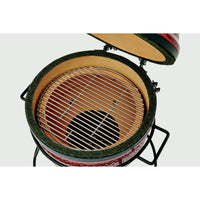 Kamado Joe 16-inch Grill Joe Jr. Red with Cast Iron Stand KJ13RH IMAGE 7