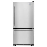 Maytag 33-inch, 22.1 cu. ft. Bottom Freezer Refrigerator with Ice and Water MBF2258FEZ IMAGE 1