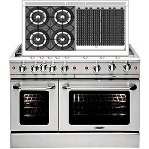 Capital 48-inch Freestanding Gas Range MCOR484BB-L IMAGE 1