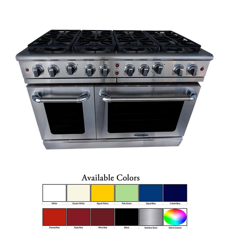 Capital 48-inch Freestanding Gas Range MCR488-N IMAGE 2