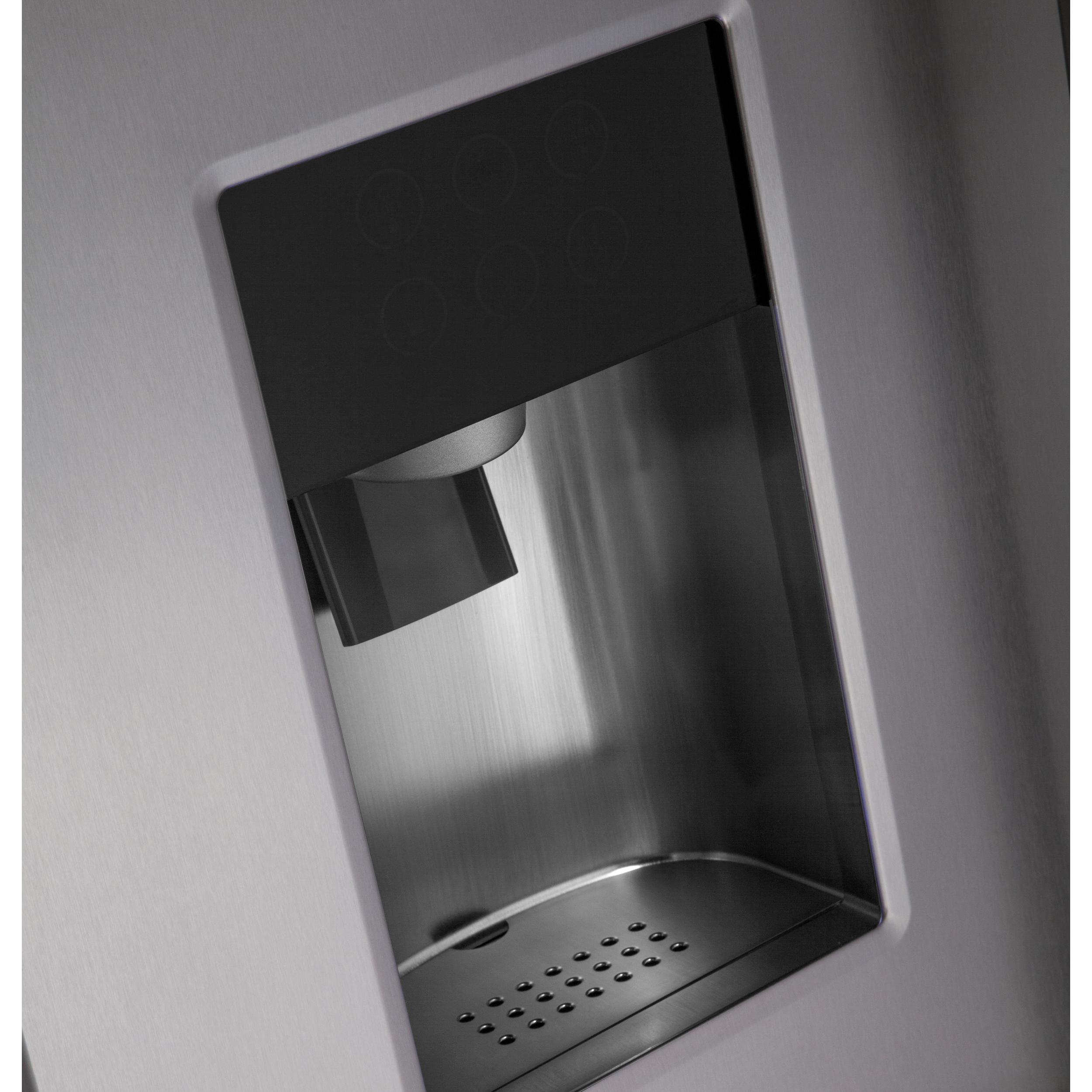 Monogram 36-inch, 21.2 cu. ft. Side-by-Side Refrigerator with Ice and Water ZISS360DKSS IMAGE 9