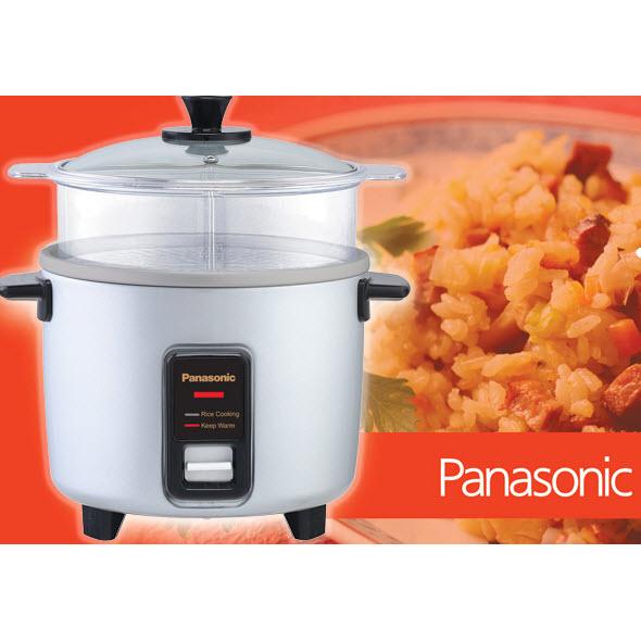 Panasonic 5 Cup Automatic Rice Cooker with Steaming Basket SR-W10FGE IMAGE 2