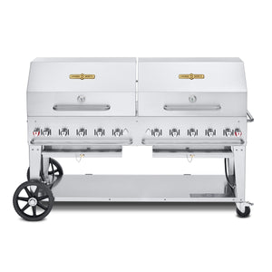 Crown Verity Mobile Gas Grill with 2x Dome Package CV-MCB-72RDP-LP IMAGE 1
