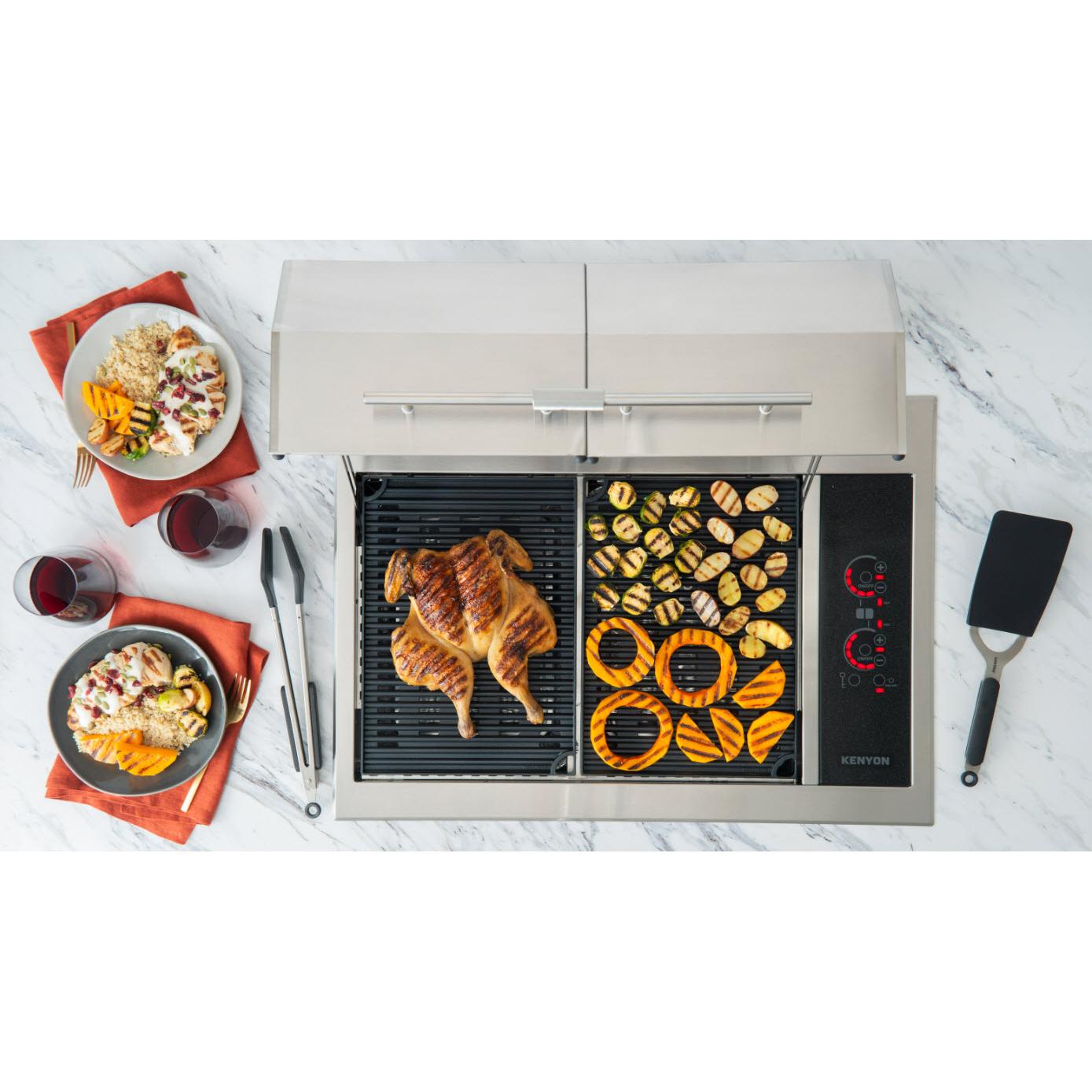 Kenyon Texan Built-In Electric Grill with Touch Control B70400WH IMAGE 11