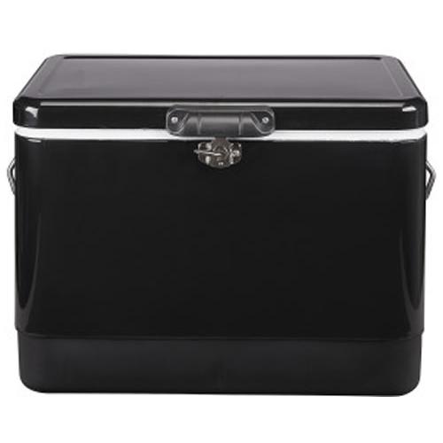 Retro Cooler 54L Camper Cooler RTO54 Black Retro Camper IMAGE 1