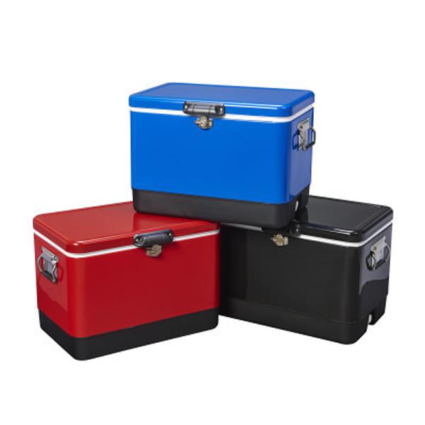 Retro Cooler 54L Camper Cooler RTO54 Black Retro Camper IMAGE 2