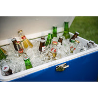 Retro Cooler 54L Camper Cooler RTO54 Blue Retro Camper IMAGE 3