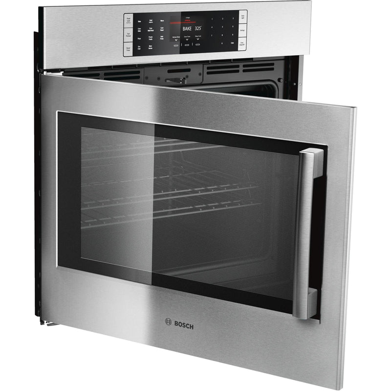Bosch 30-inch, 4.6 cu. ft. Built-in Single Wall Oven with Convection HBLP451LUCSP IMAGE 2