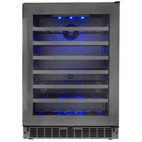 Silhouette 5.6 cu. ft. 48-bottle Built-in Wine Cooler SSWC056D1B-S IMAGE 1