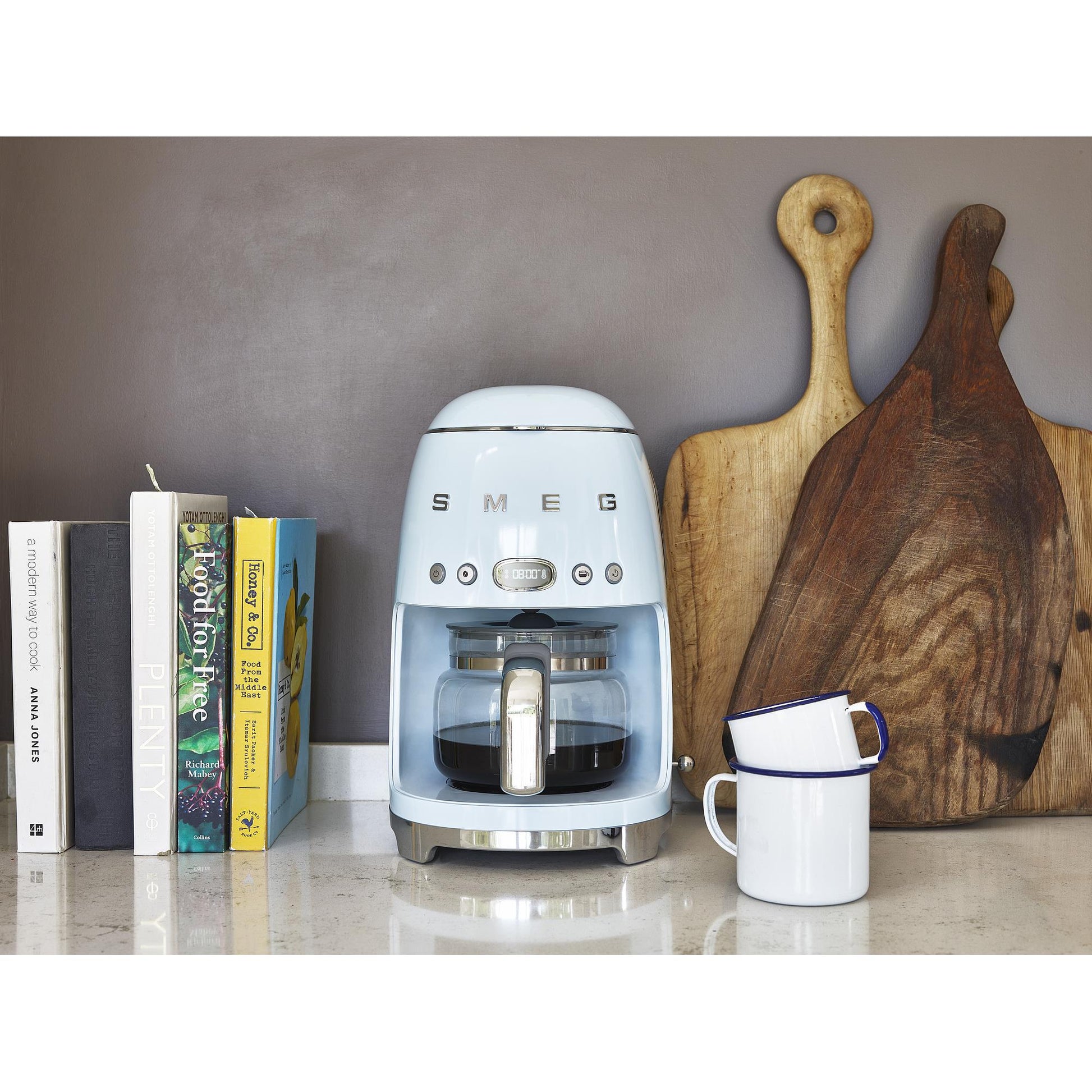 Smeg Retro Style Aesthetic Coffee Machine DCF02PBUS IMAGE 9