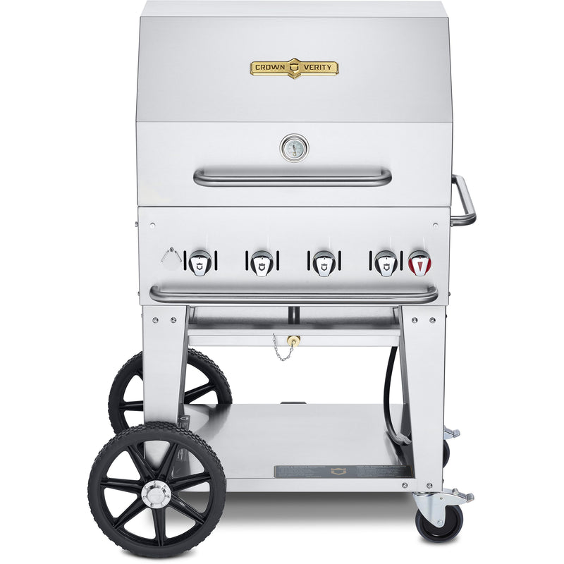 Crown Verity Mobile Gas Grill with Dome Package CV-MCB-30RDP IMAGE 1