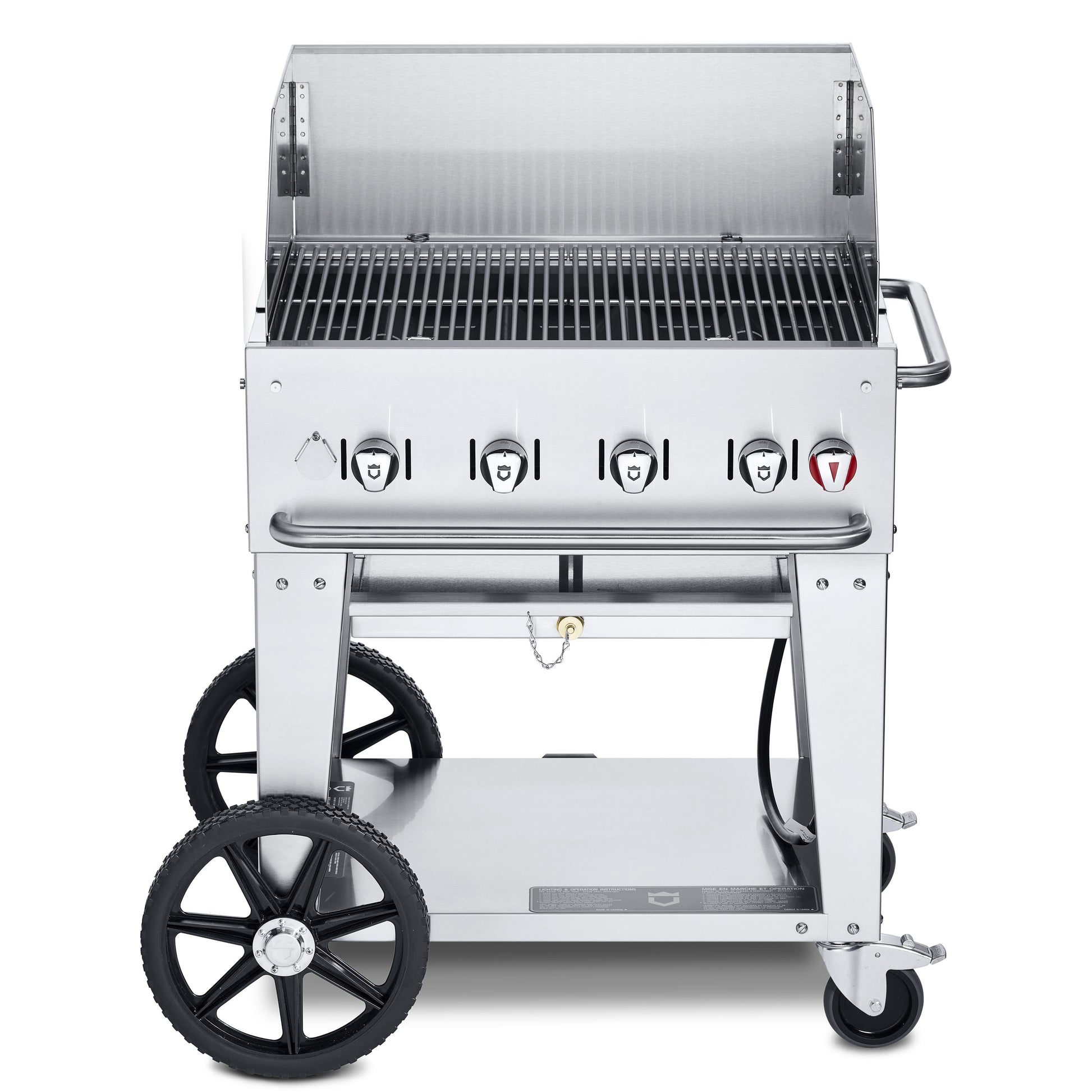Crown Verity Mobile Gas Grill with Windguard Package CV-MCB-30WGP-NG IMAGE 1